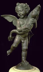 Putto mit einem Delphin, 1565